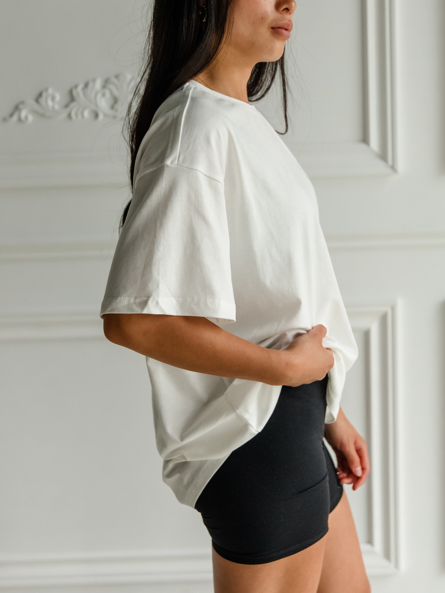 High waist bike shorts 5.5"