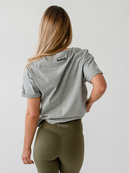 Essential tee - Heather gray